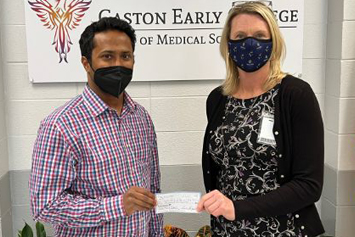  Early College receives donation from Gastonia doctor